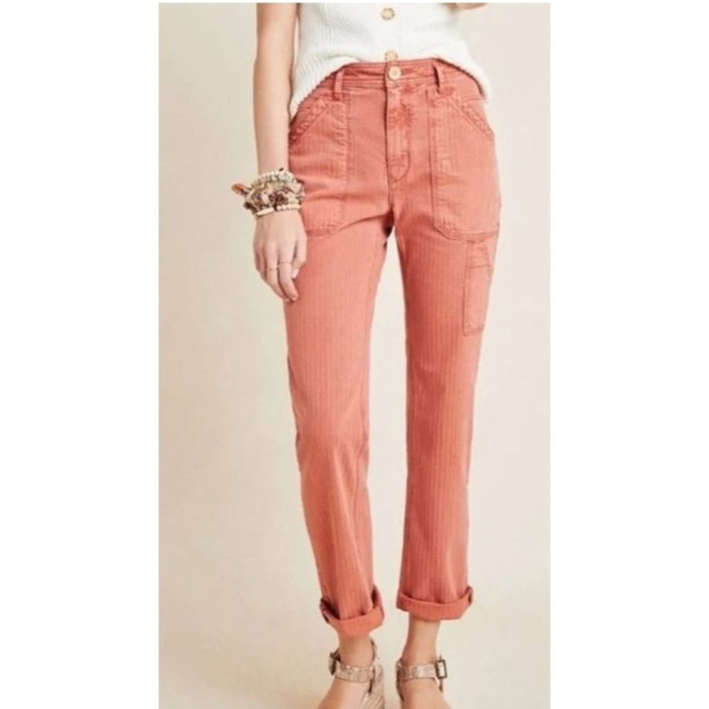 Anthropologie Terracotta Trousers